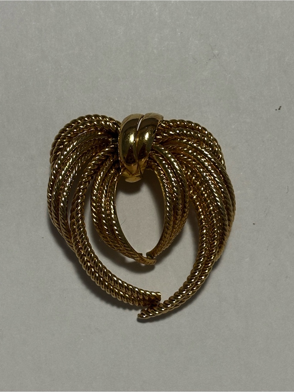 1965 Vintage GROSSE Germany DIOR Braided Spray Brooch